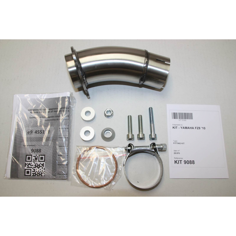 Ixil Hexoval Xtrem Evolution uitlaat Yamaha FZ8 N / S Fazer (2010-2015) BI-1111328 2