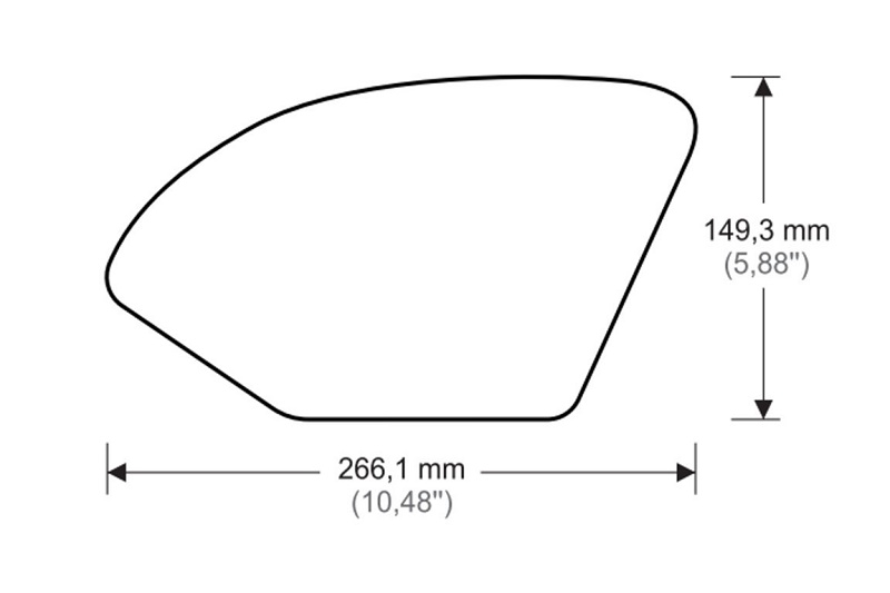 Puig tank Grip Pads Suzuki GSX-R1000 vanaf 2017