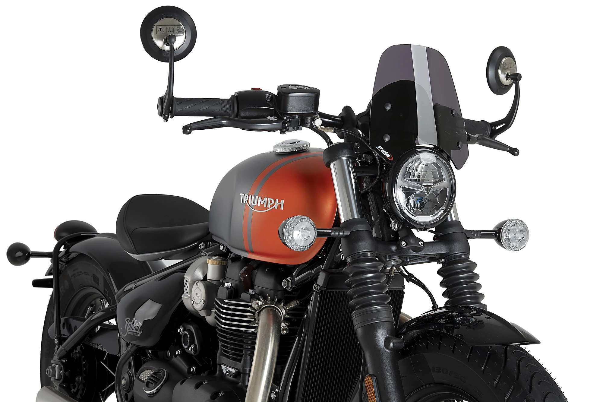 Puig New Generation Sport windscherm Triumph Bonneville Bobber (2021-) PU21925F