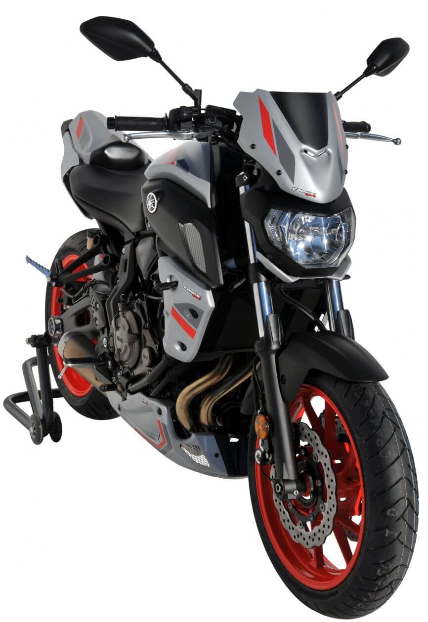 Ermax zijpanelen radiator Yamaha MT07 2018-2020 Ongespoten E7602Y84-00 8