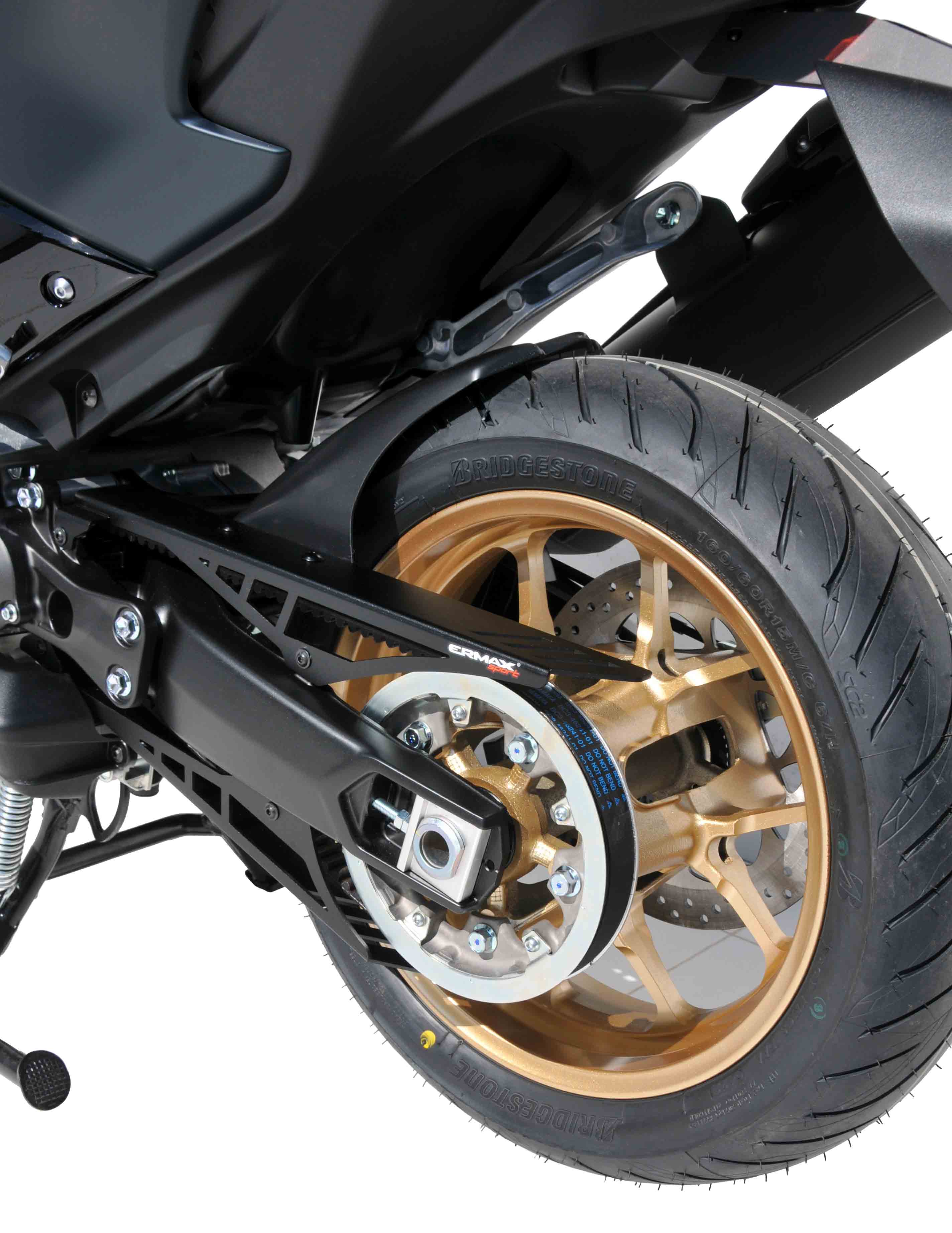 Ermax Evo achterspatbord Yamaha Tmax 2022-2026 Ongespoten E7302T01-00 1