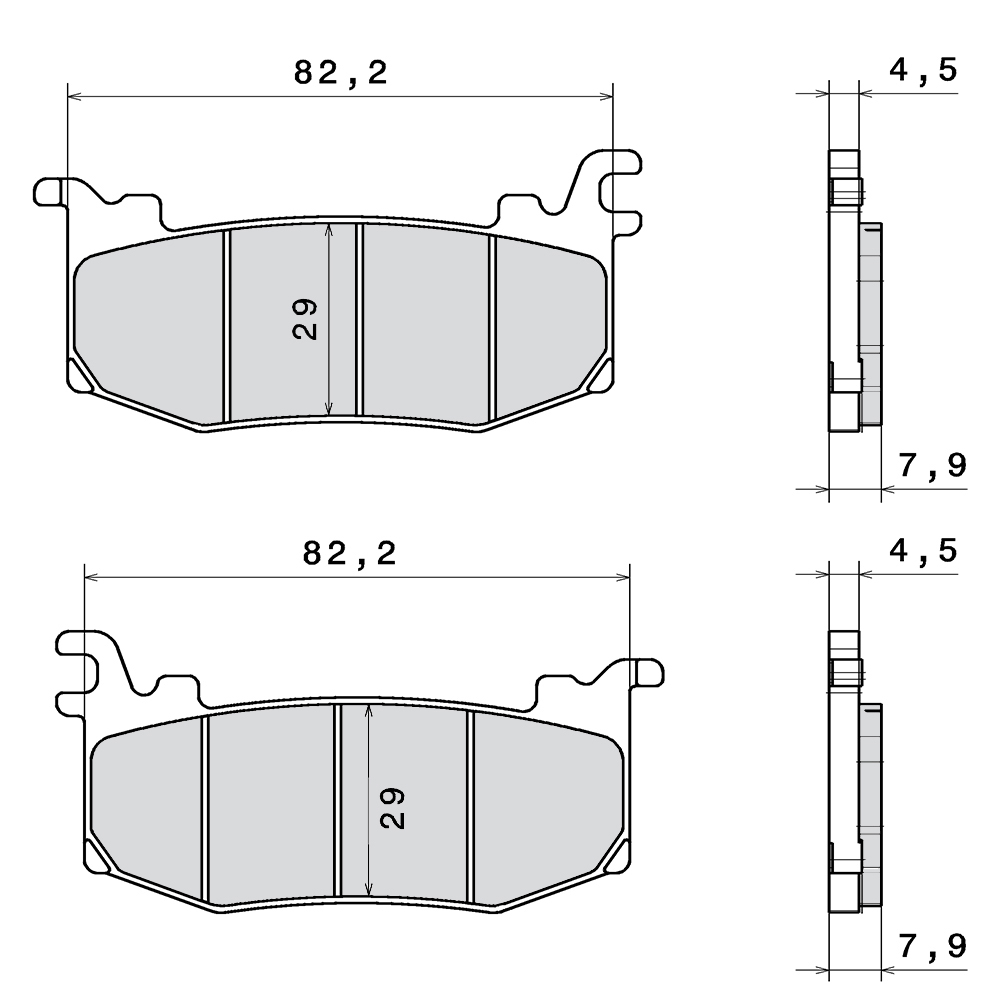 Brembo Z04 remblokken SE107A48616 1