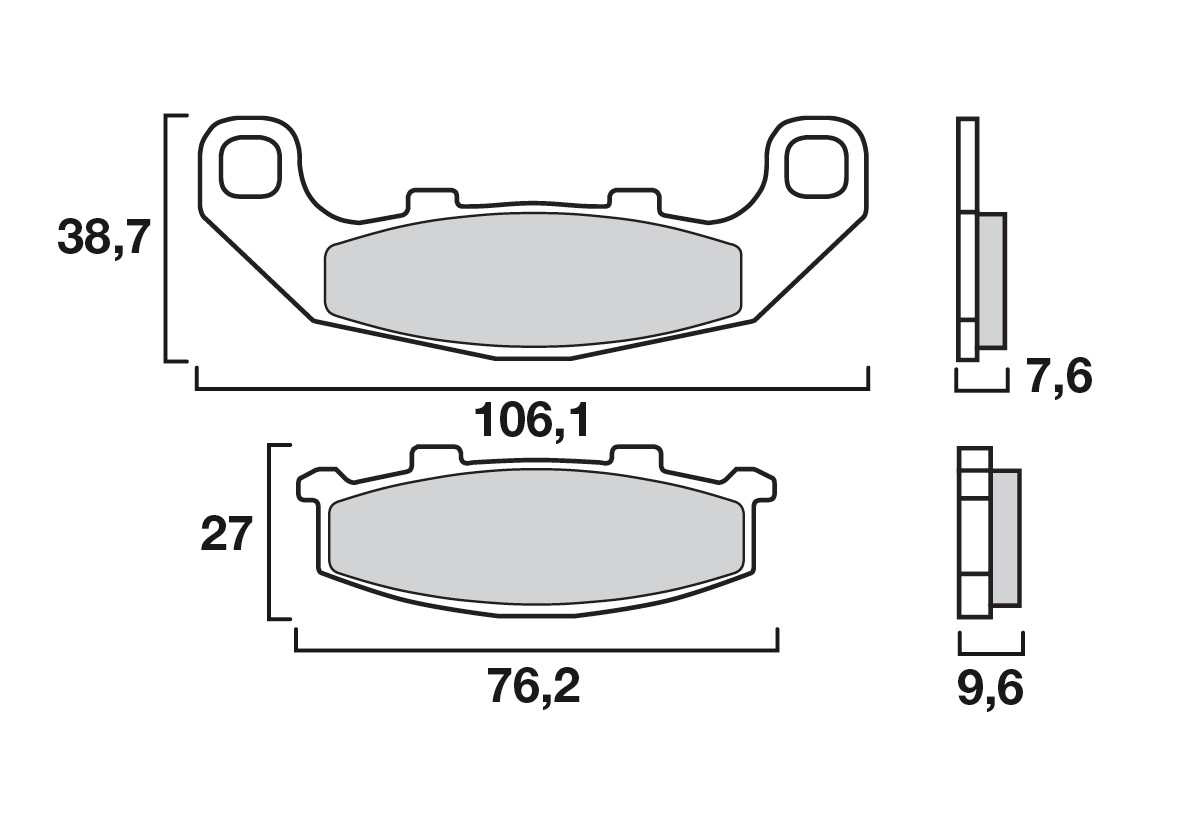 Brembo remblokken