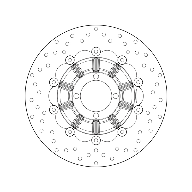 Brembo remschijf 